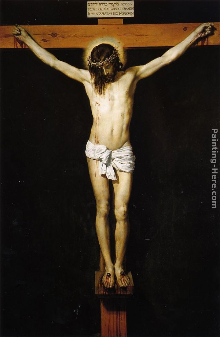 The Crucifixion painting - Diego Rodriguez de Silva Velazquez The Crucifixion art painting